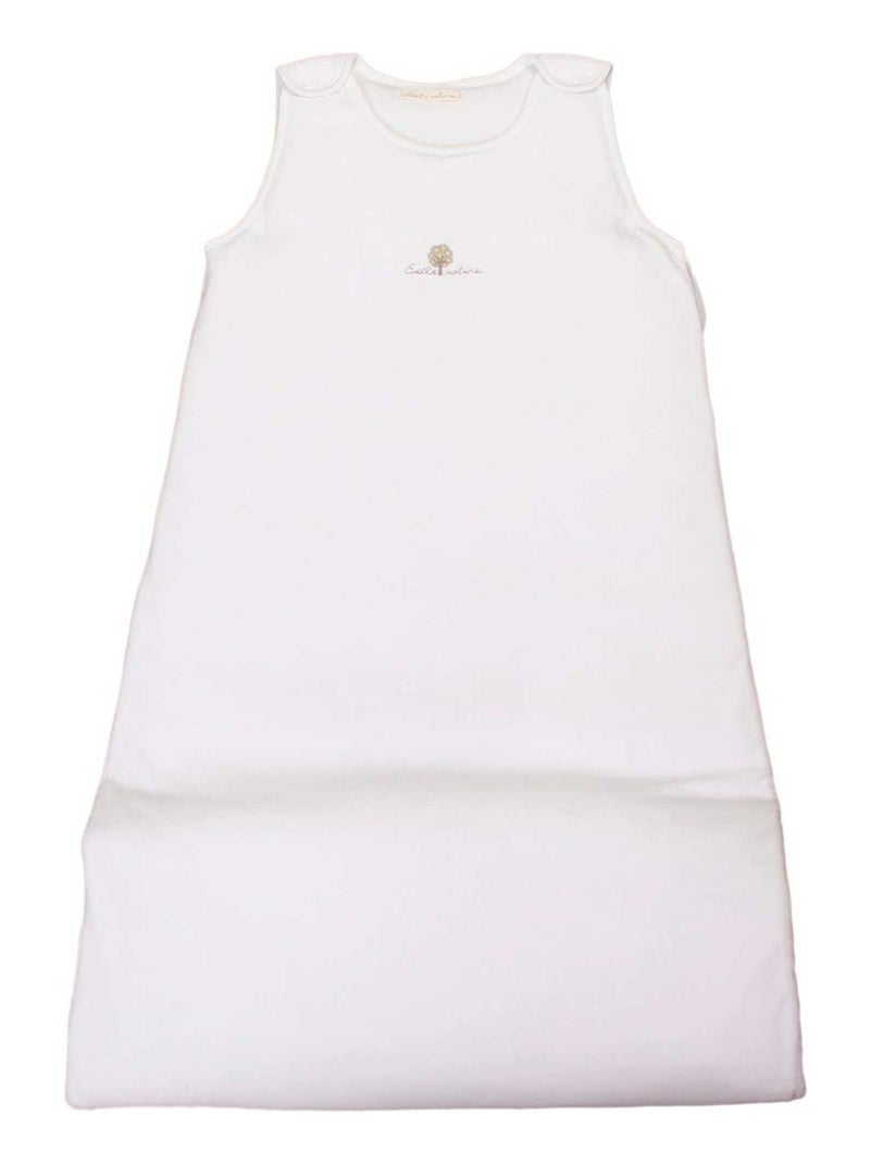 Saco de dormir invierno 18/36 meses ajustable algodón orgánico Blanco - Kiabi