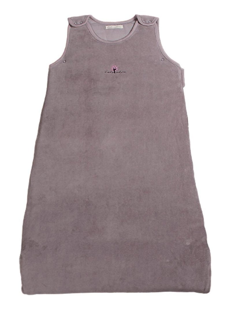 Saco de dormir invierno 18/36 meses ajustable algodón orgánico Malva - Kiabi