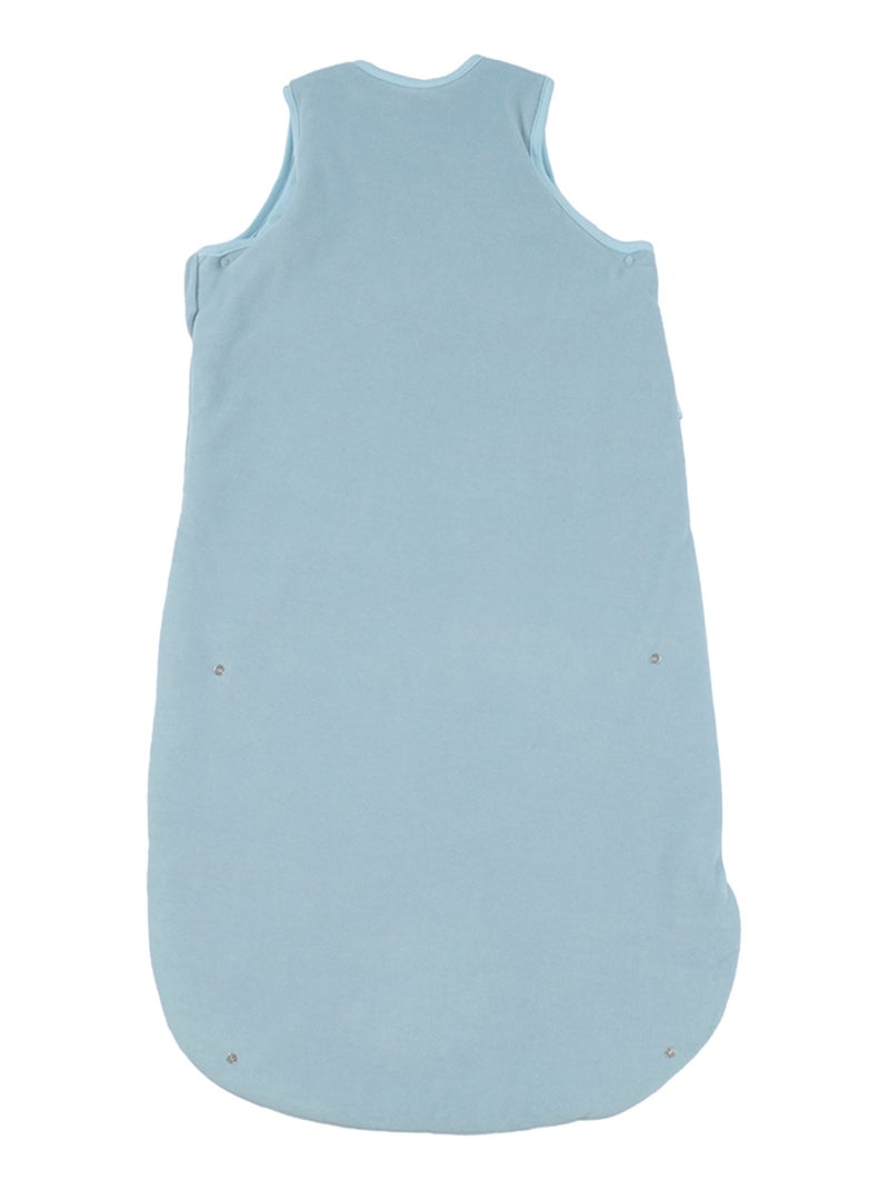 Saco de dormir invierno 6/18 meses ajustable algodón orgánico Azul cielo - Kiabi