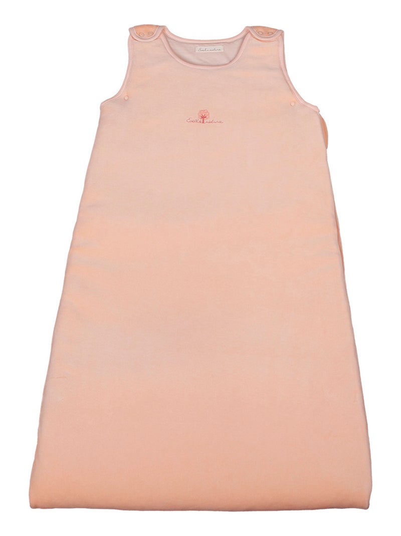 Saco de dormir invierno 6/18 meses ajustable algodón orgánico Melocotón - Kiabi