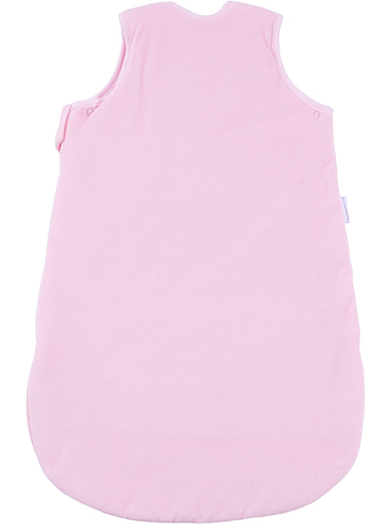 Saco de dormir invierno 70 cm 0/6 meses algodón orgánico Rosa pastel - Kiabi