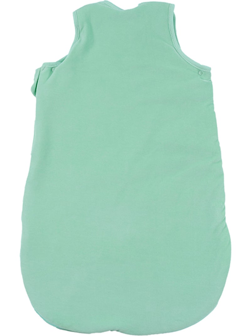 Saco de dormir invierno 70 cm 0/6 meses algodón orgánico Verde menta - Kiabi