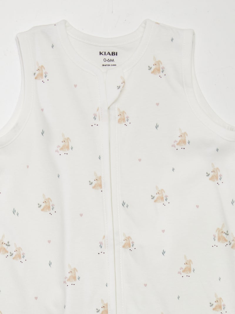 Saco de dormir ligero - TOG 0.5 BLANCO - Kiabi