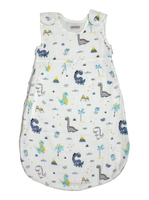 Saco de dormir ligero de muselina para bebé "DINO" LES CHATOUNETS - Kiabi