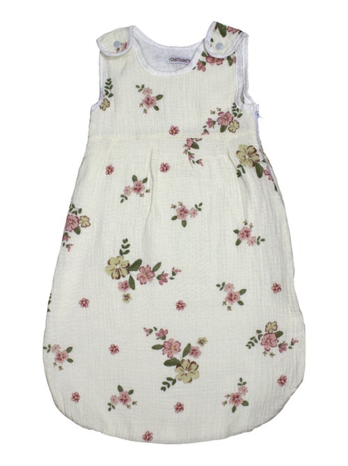 Saco de dormir ligero de muselina para recién nacidos "FLOR" LES CHATOUNETS - Kiabi