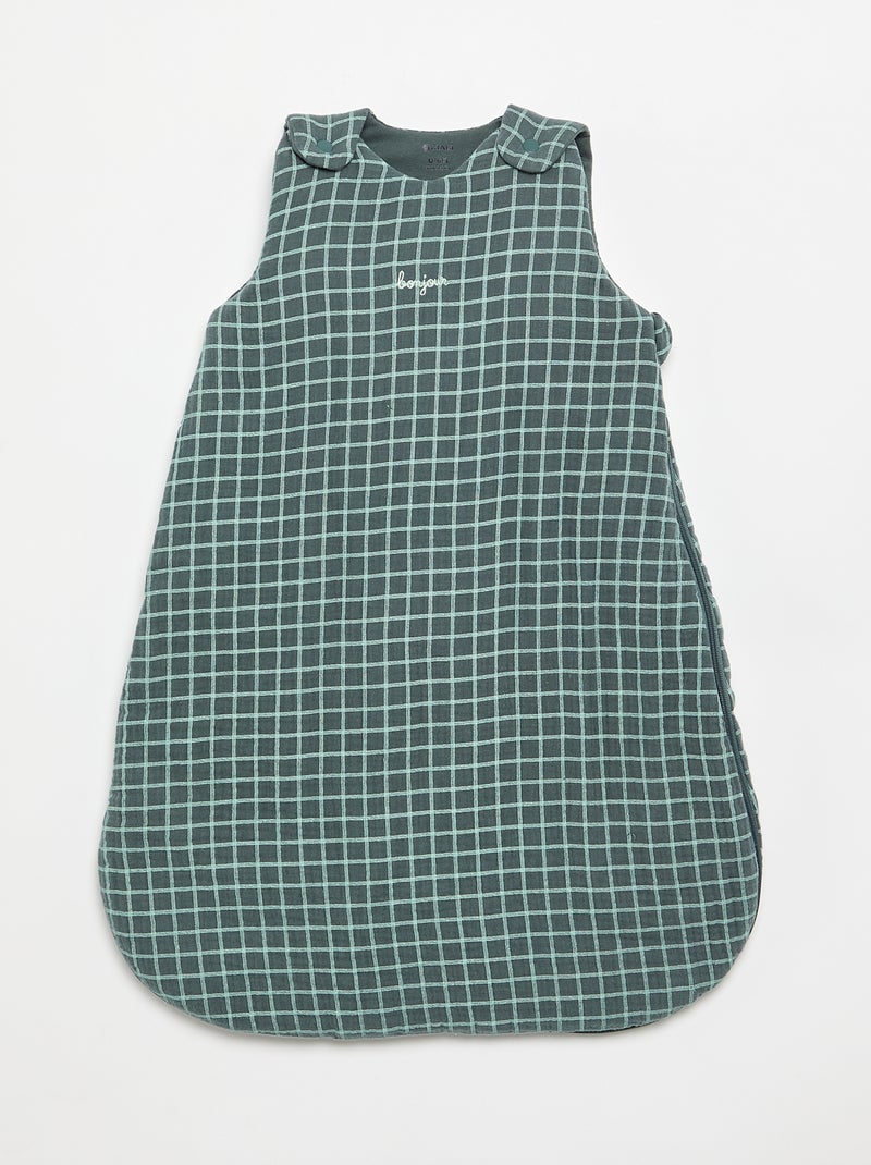 Saco de dormir para bebé con mangas extraíbles Verde - Kiabi