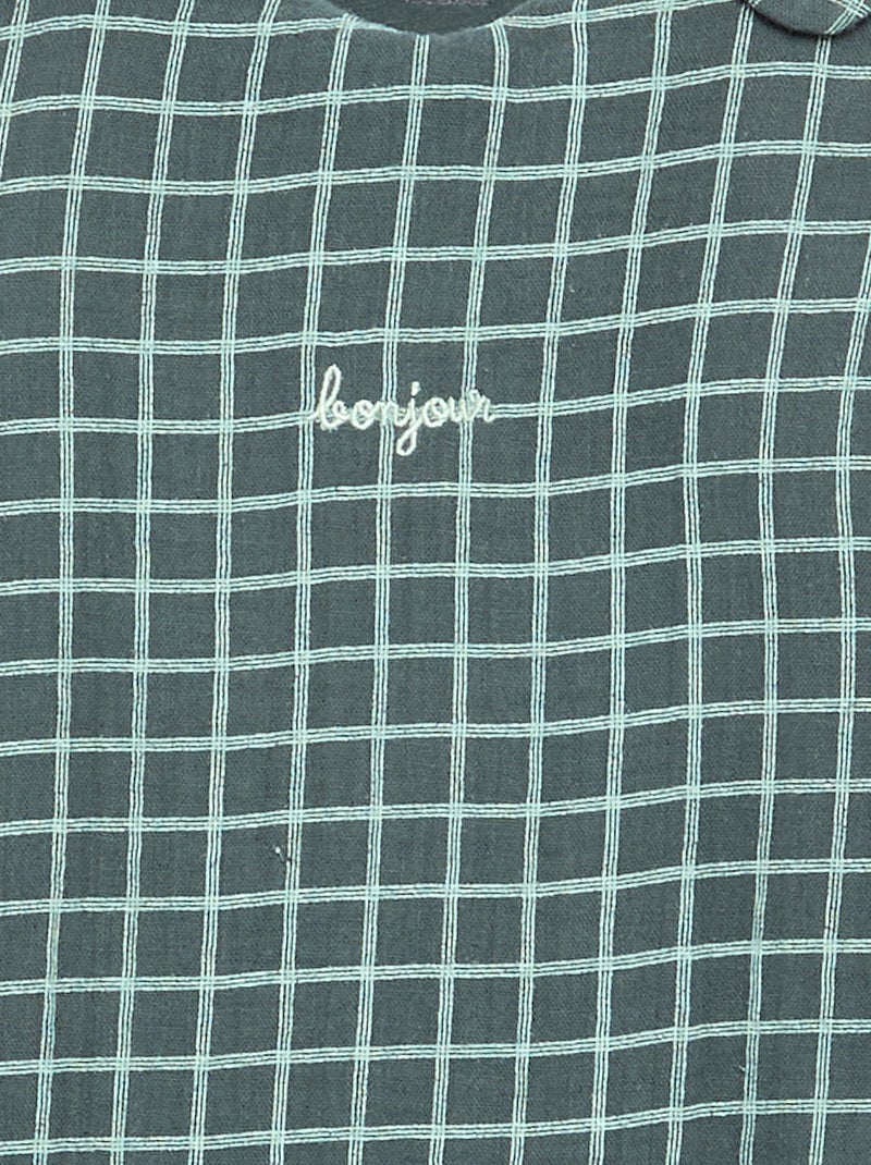 Saco de dormir para bebé con mangas extraíbles Verde - Kiabi