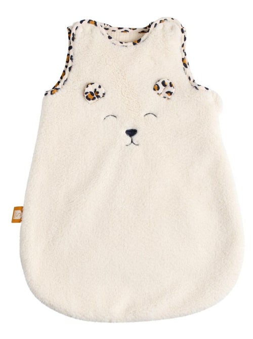 Saco de dormir para bebé recién nacido de invierno en sherpa con detalles de estampado - SAUTHON - Kiabi