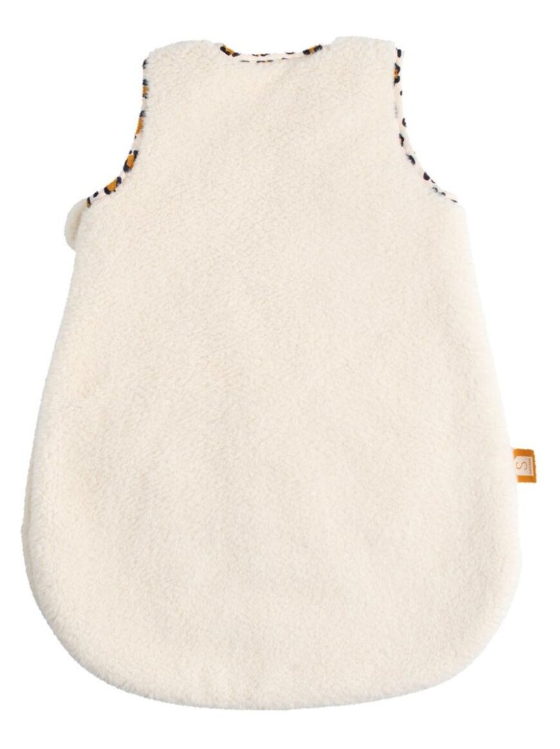Saco de dormir para bebé recién nacido de invierno en sherpa con detalles de estampado - SAUTHON Crudo - Kiabi