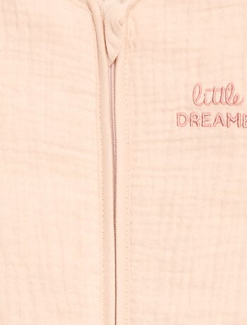 Saco de dormir para bebé sin mangas con cremallera de algodón TOG 2
