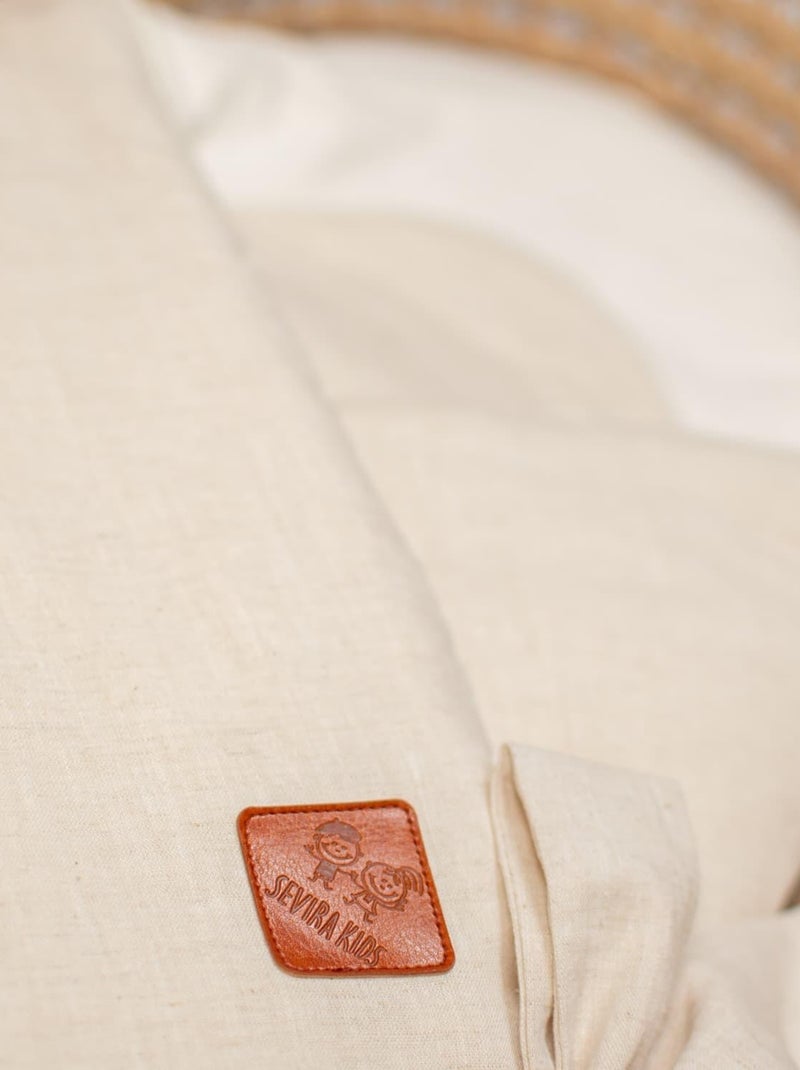 Saco de dormir para envolver en lino lavado | SEVIRA KIDS Beige - Kiabi