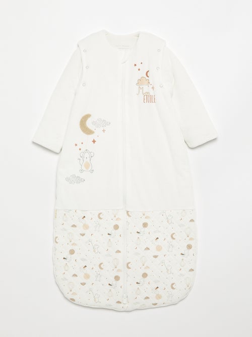 Saco de dormir 'Petit Béguin' con mangas extraíbles - Kiabi