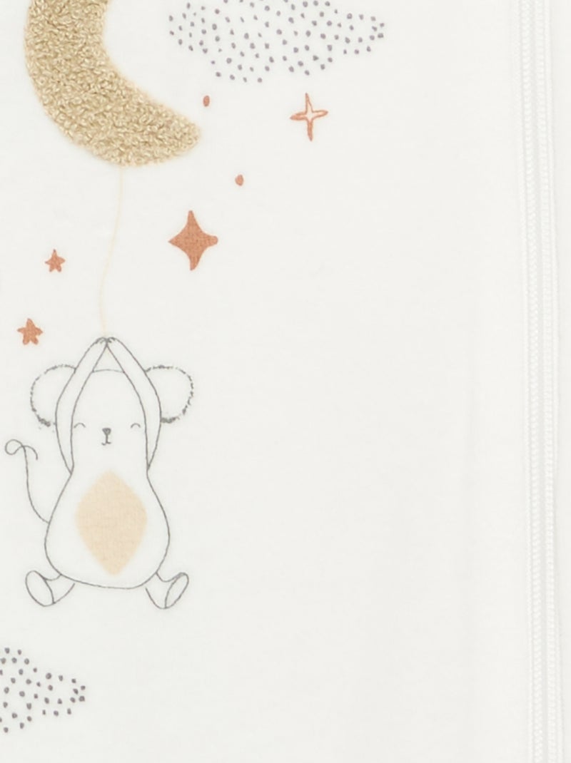 Saco de dormir 'Petit Béguin' con mangas extraíbles Beige - Kiabi