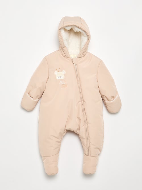 Saco de dormir \'Petit Béguin\' con pies, guantes y capucha - Kiabi Saco de dormir \'Petit Béguin\' con pies, guantes y capucha - Kiabi
