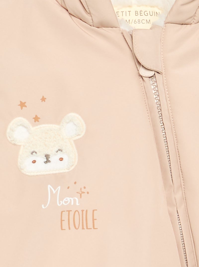 Saco de dormir \'Petit Béguin\' con pies, guantes y capucha Beige - Kiabi