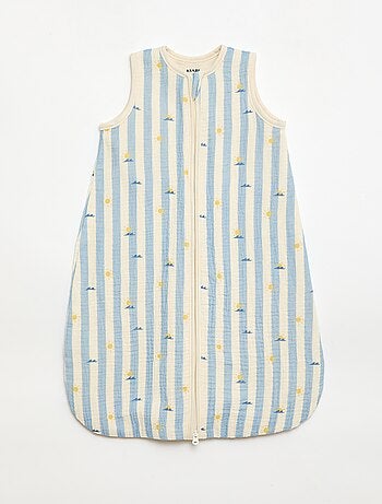 Saco de dormir sin mangas animado en gasa de algodón TOG 1