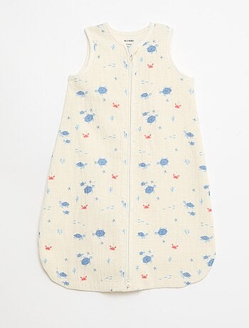 Saco de dormir sin mangas animado en gasa de algodón TOG 1