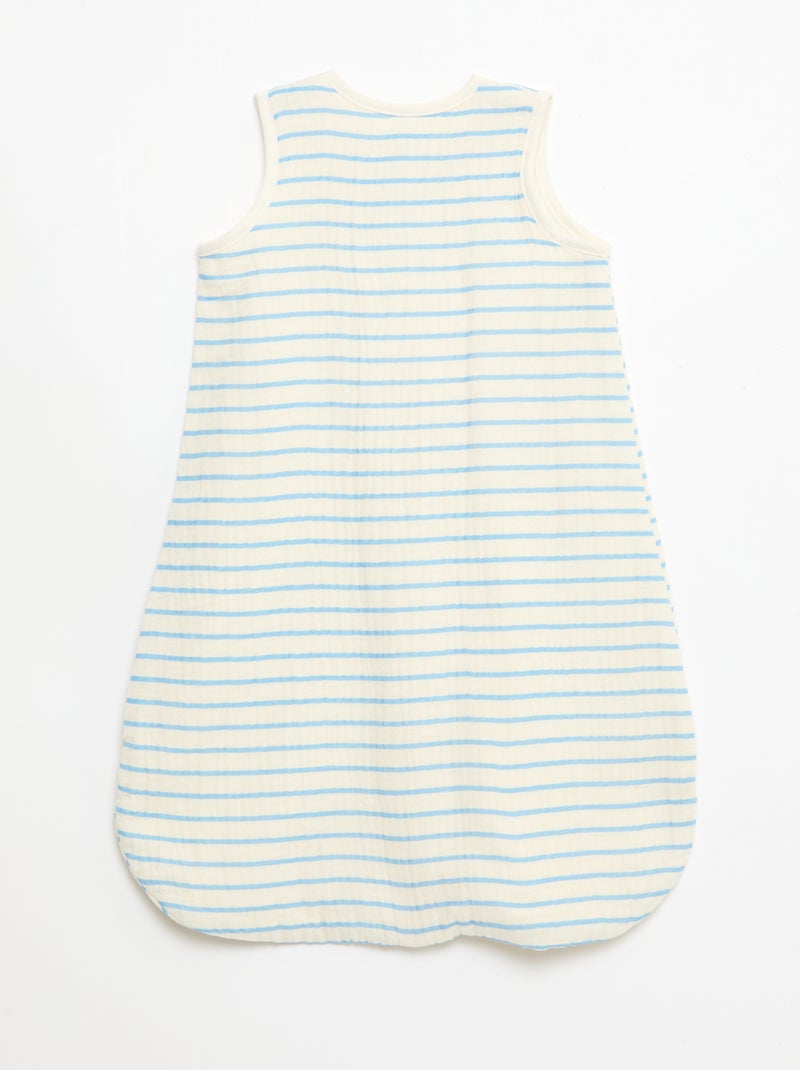 Saco de dormir sin mangas animado en gasa de algodón TOG 1 Beige - Kiabi
