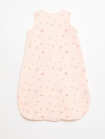 Saco de dormir sin mangas animado en gasa de algodón TOG 1