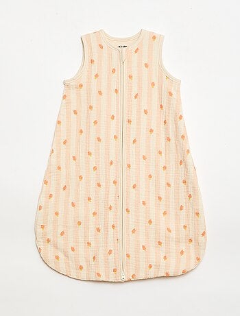 Saco de dormir sin mangas animado en gasa de algodón TOG 1