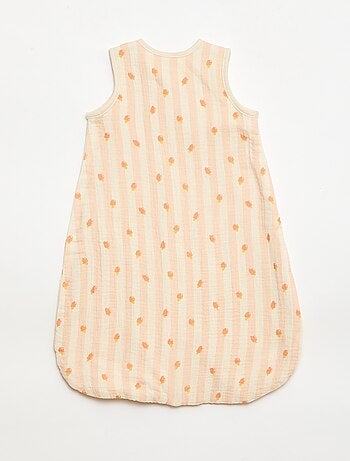 Saco de dormir sin mangas animado en gasa de algodón TOG 1