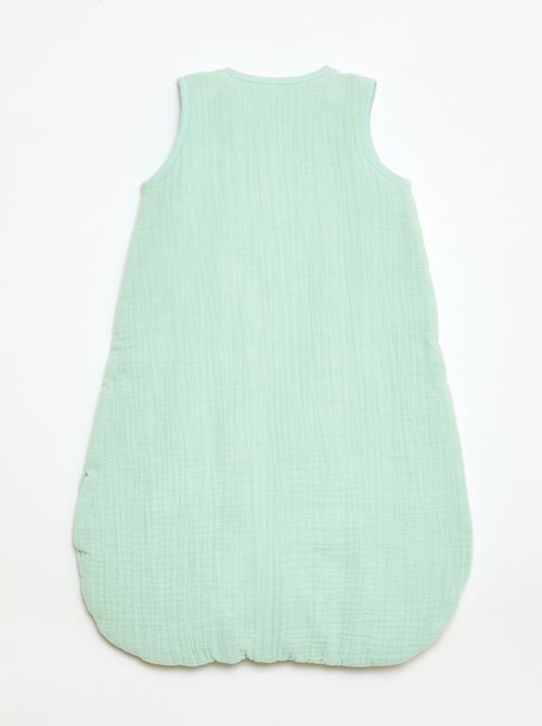 Saco de dormir sin mangas con cremallera en algodón - Kiabi