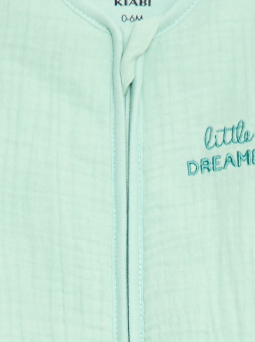 Saco de dormir sin mangas con cremallera en algodón - Kiabi