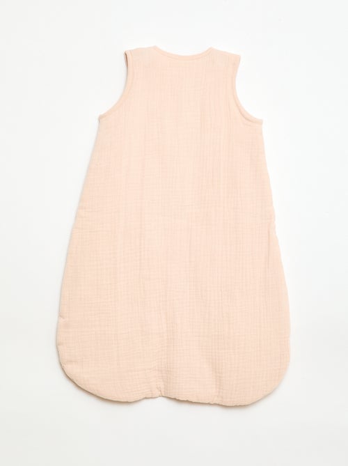 Saco de dormir sin mangas con cremallera en algodón - Kiabi