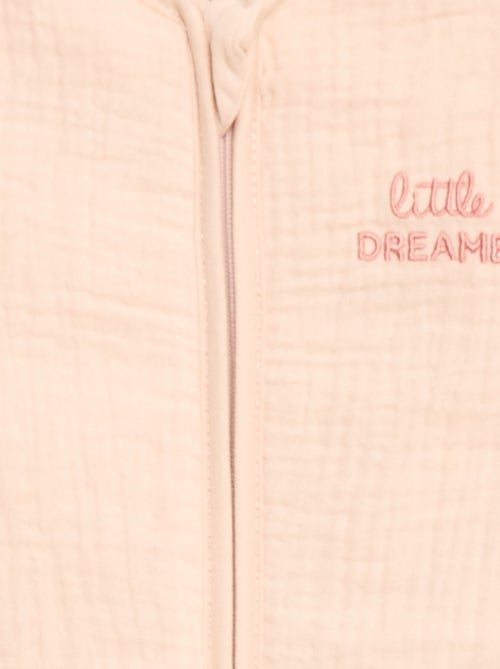 Saco de dormir sin mangas con cremallera en algodón - Kiabi