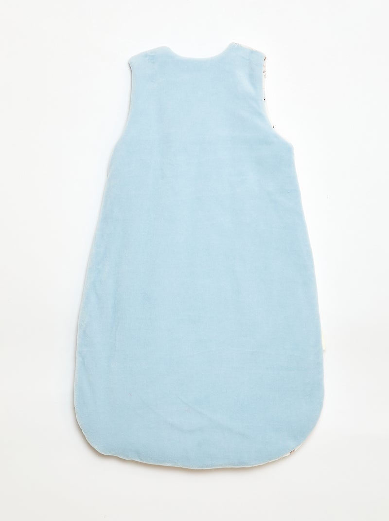 Saco de dormir sin mangas de terciopelo 'Petit Béguin' - TOG 3 Azul - Kiabi