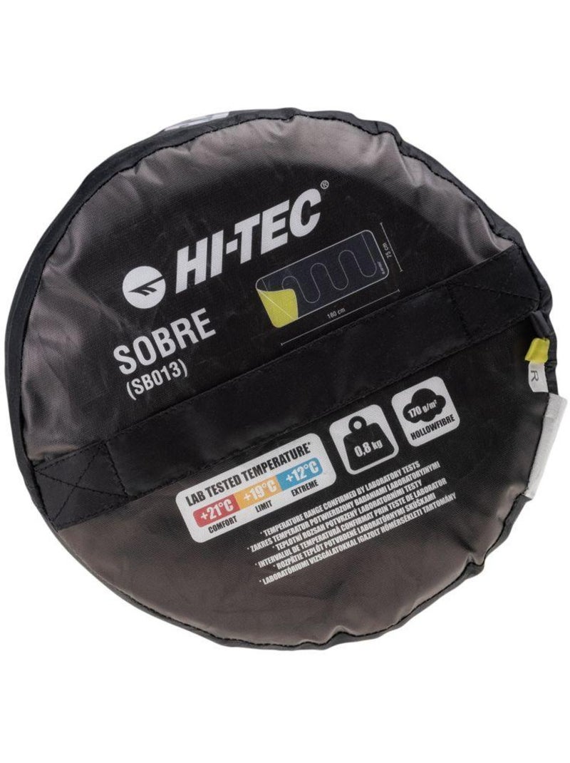 Saco de dormir sobre - hi-tec Negro Amarillo - Kiabi