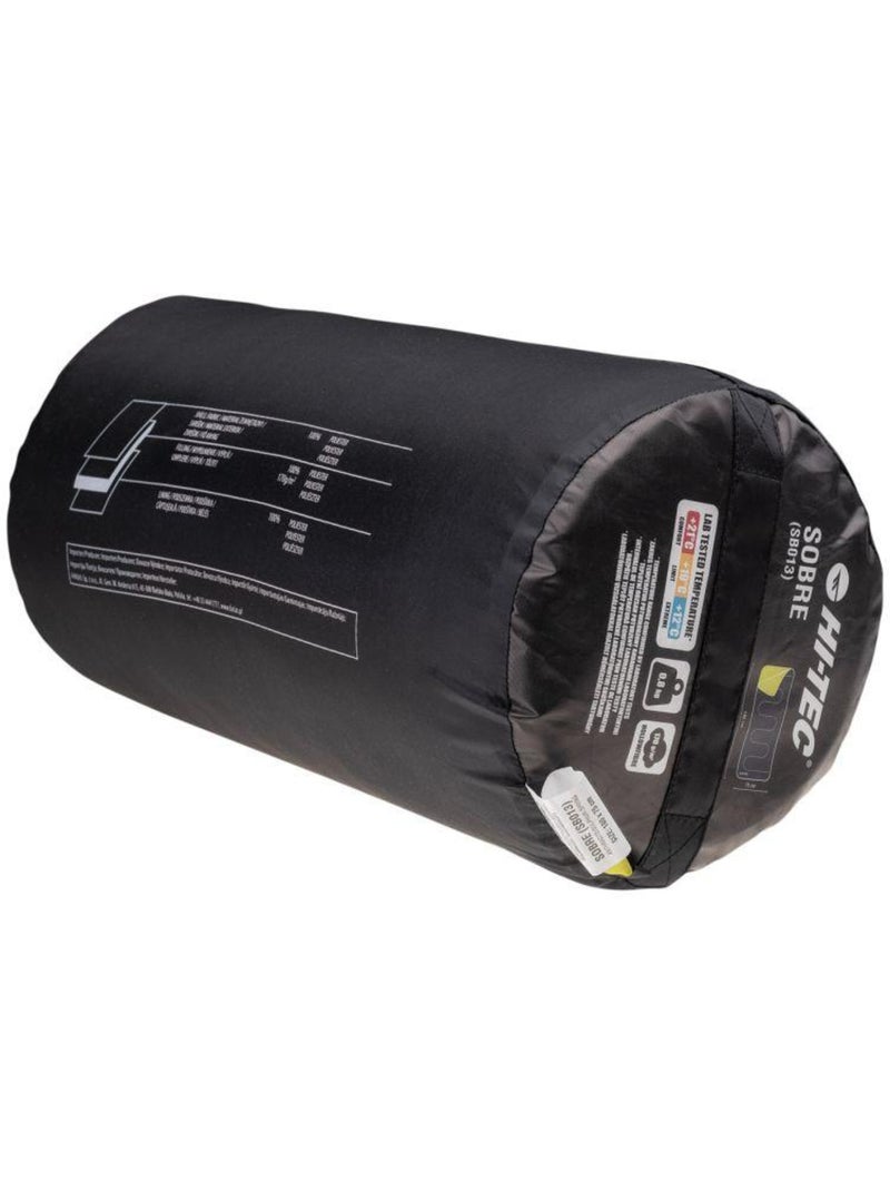 Saco de dormir sobre - hi-tec Negro Amarillo - Kiabi