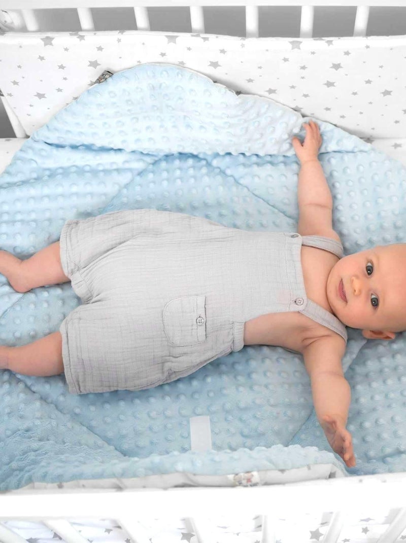 Saco envolvente para bebé en algodón | SEVIRA KIDS Azul - Kiabi
