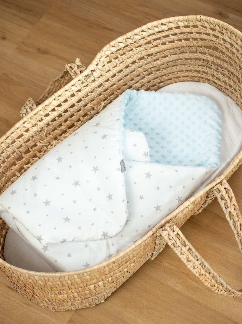Saco envolvente para bebé en algodón | SEVIRA KIDS Azul - Kiabi