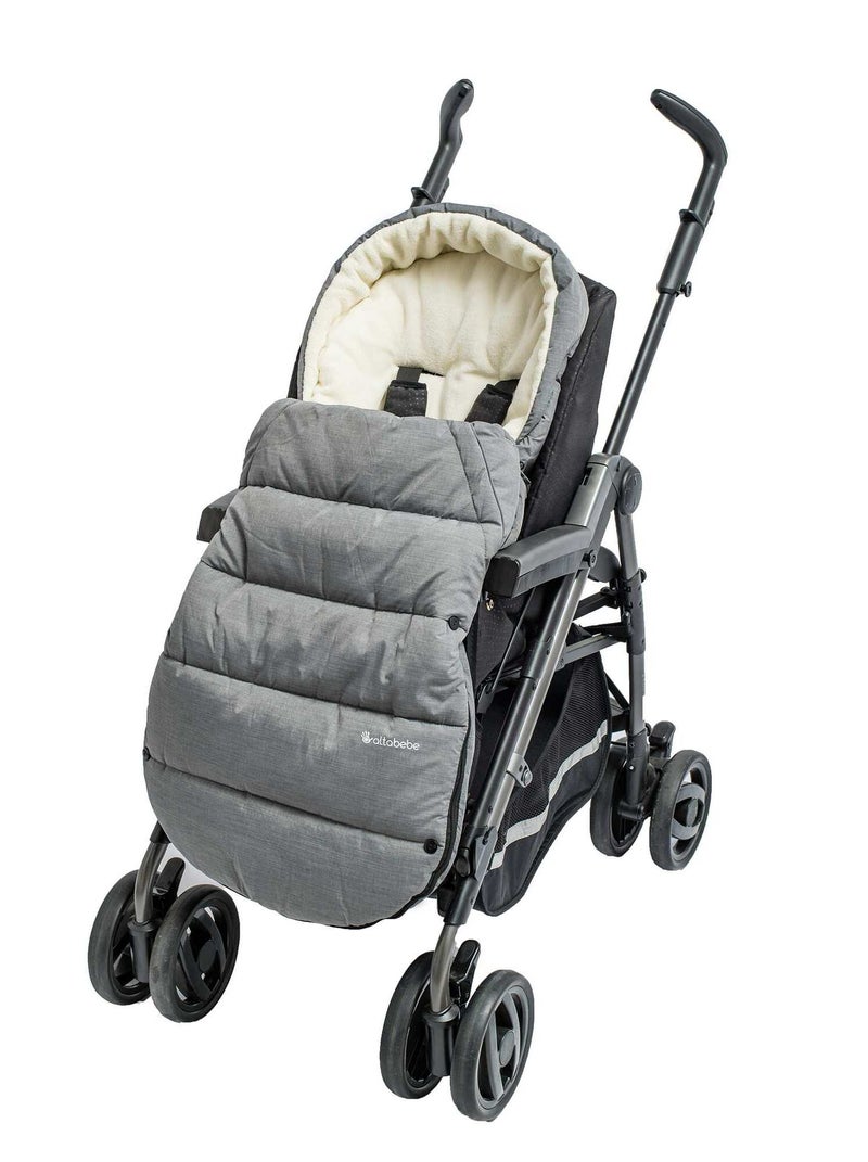 Saco para cochecito de bebé GRIS - Kiabi