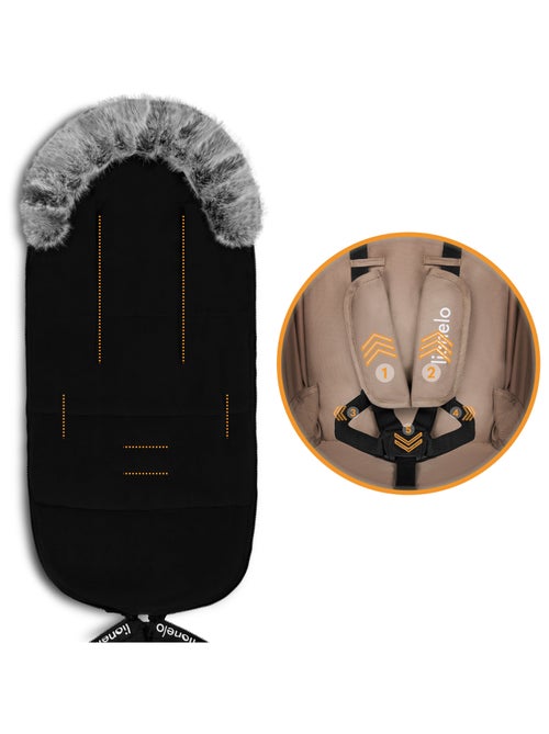 Saco para cochecito LIONELO Frode - Universal - Piel extraíble - Impermeable - Kiabi
