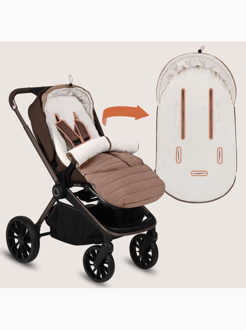 Saco para cochecito LIONELO Oli - Universal - Impermeable - +5 a -20 °C - Filtro UV - Kiabi