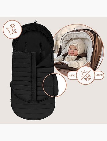 Saco para cochecito LIONELO Oli - Universal - Impermeable - +5 a -20 °C - Filtro UV