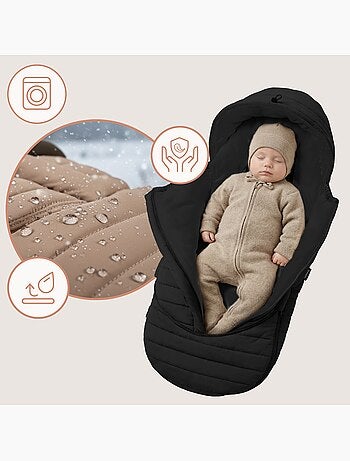 Saco para cochecito LIONELO Oli - Universal - Impermeable - +5 a -20 °C - Filtro UV