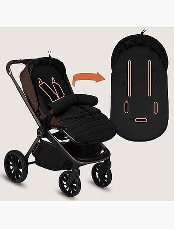 Saco para cochecito LIONELO Oli - Universal - Impermeable - +5 a -20 °C - Filtro UV