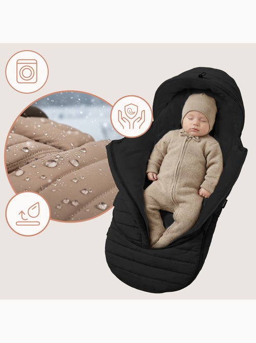 Saco para cochecito LIONELO Oli - Universal - Impermeable - +5 a -20 °C - Filtro UV - Kiabi