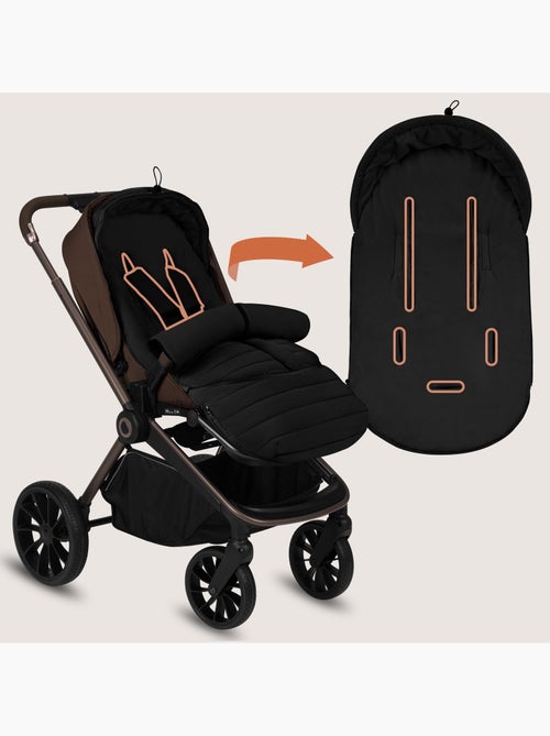 Saco para cochecito LIONELO Oli - Universal - Impermeable - +5 a -20 °C - Filtro UV - Kiabi
