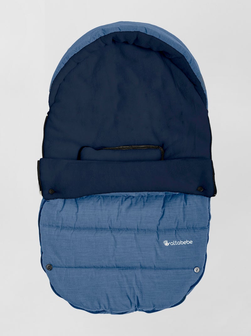 Saco para silla de coche de bebé azul marino - Kiabi