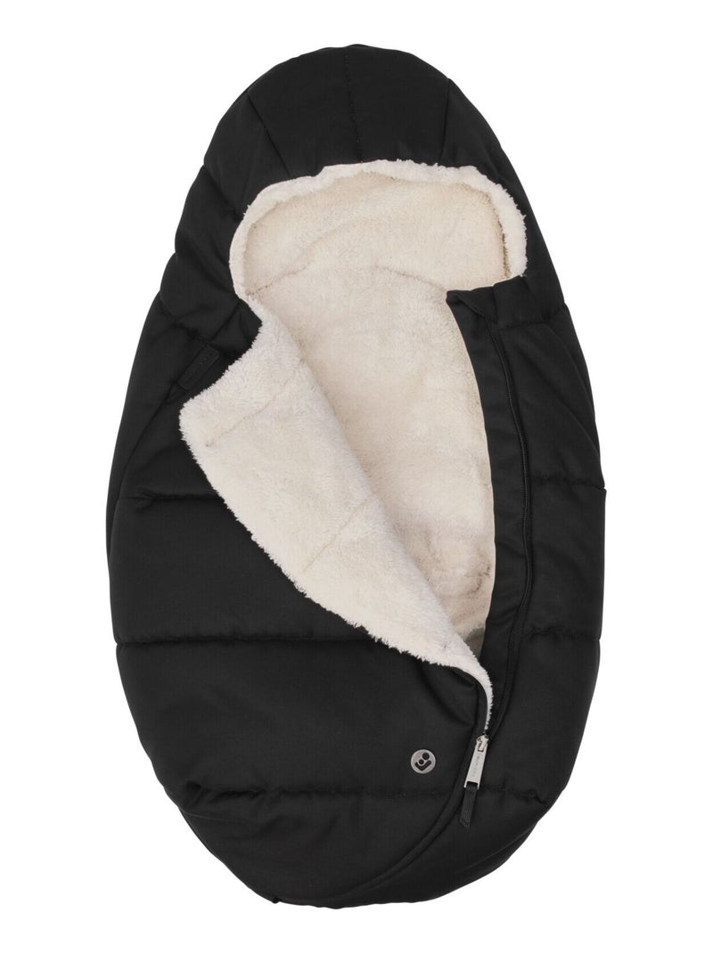 Saco térmico bebé para silla de coche Beige/Negro - Kiabi