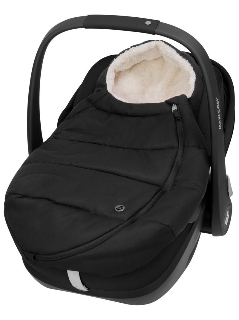 Saco térmico bebé para silla de coche Beige/Negro - Kiabi