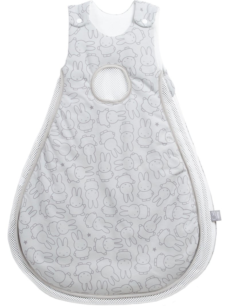 Sacones de dormir en algodón TOG 2 diseño miffy® 'Roba safe asleep®' Gris claro - Kiabi