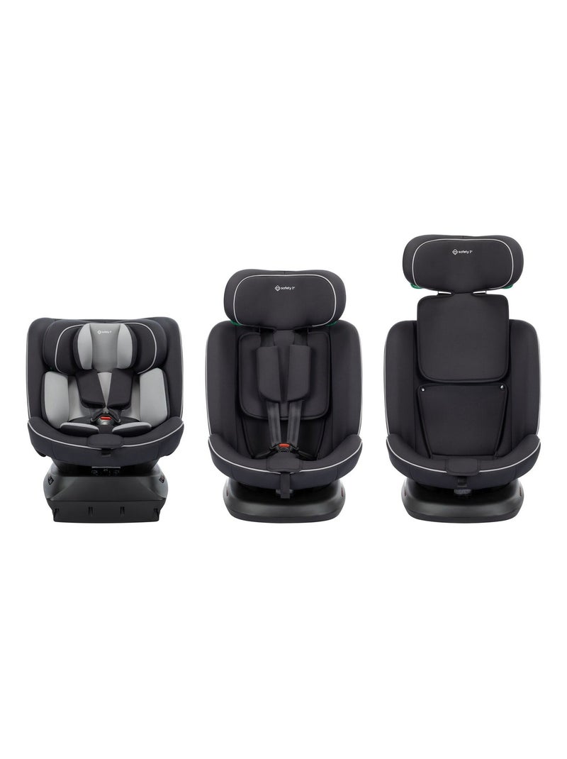 Safety 1st silla de coche evolutiva giratoria desde el nacimiento Cosmo iSafe Negro Gris - Kiabi