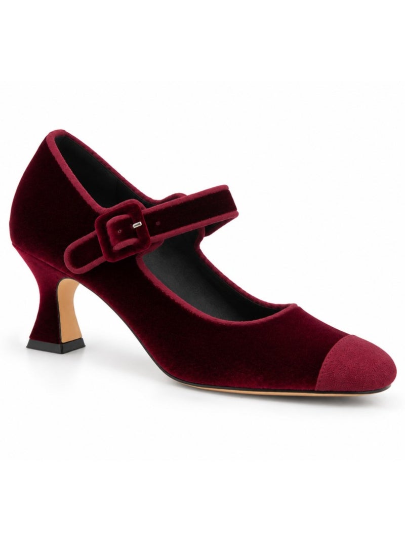 Salon casual terciopelo montevita Rojo - Kiabi