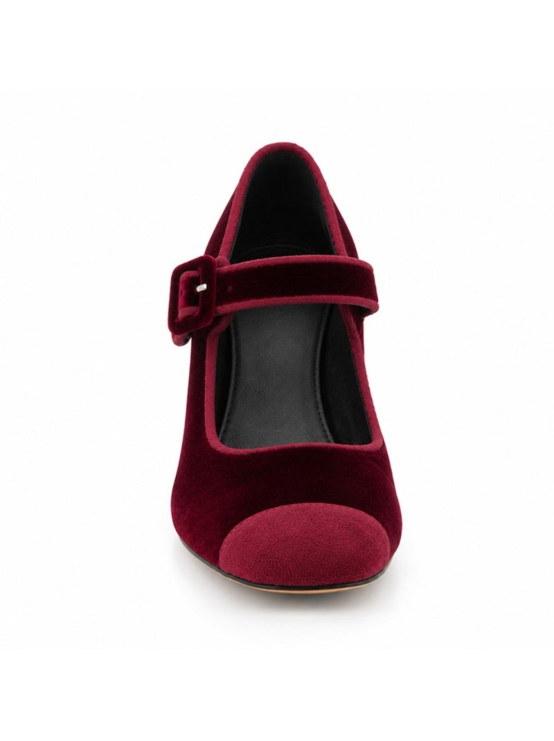 Salon casual terciopelo montevita Rojo - Kiabi