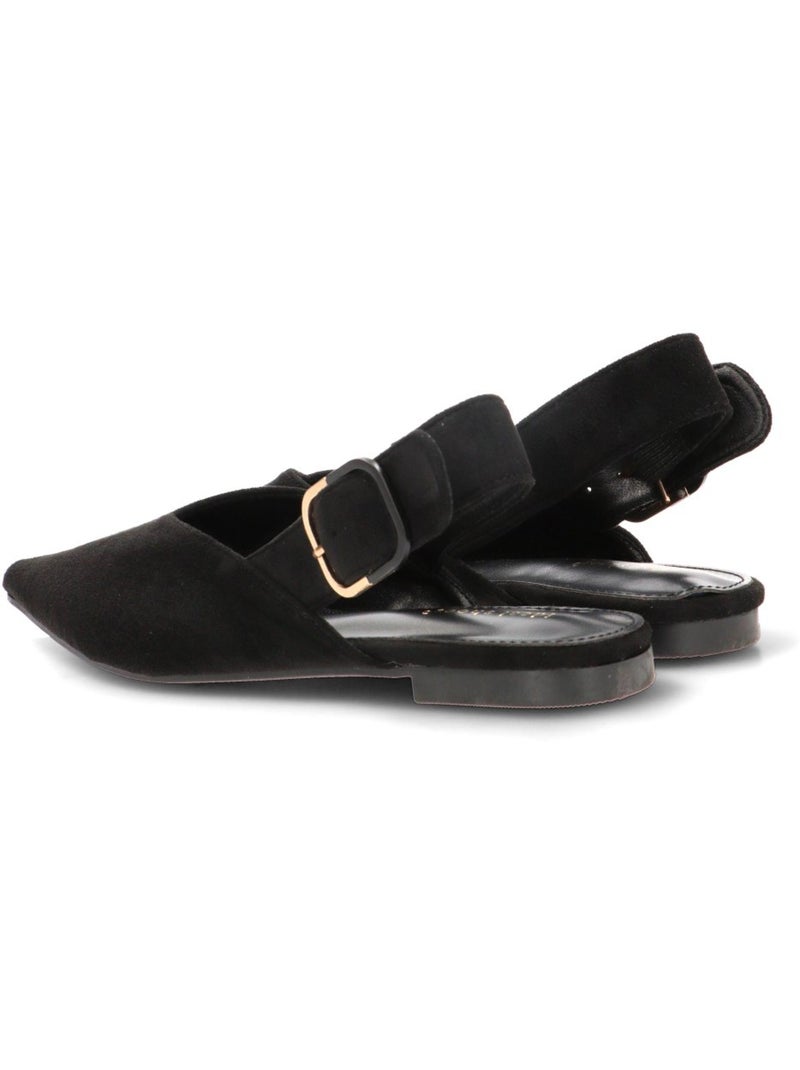 Salon diario mujer suela plana - ideal shoes Negro - Kiabi
